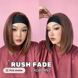 JBextension headband Auburn Hair Wig